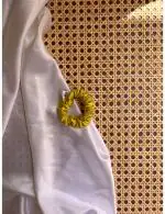 WORLD OF SCRUNCHIQUE Pure Handmade Chartreuse Minnie Mouse Scrunchie