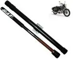 OBEROIS TRADERS Bullet Leg Guard Single Rod with Open Baseball Bat For Classic Reborn 350/Meteor Bike Crash Guard (Royal Enfield)