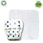 Kindermum Anchor Lite Cloth Diaper -With Quick Dry Organic Cotton Insert