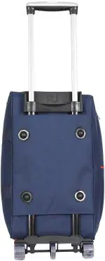 Urban Carrier Blue polyester Waterproof Small Cabin And Check Luggage Suitcase Travel Bag, 13 Inch