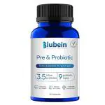 Blubein Pre & Probiotic for Gut health | Vegan | Health Supplement | 30 capsules
