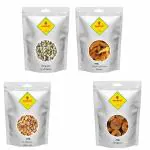 Foodcan Dry Fruits Combo Pack | Cashew 250 Gms + Green Raisins 250 Gms + California Almonds 250 Gms + Walnut Kernels 250 Gms | 1 Kg Saver Pack