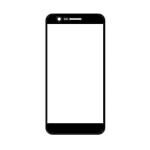 NAFS Black Front Outer Glass For Lg K10