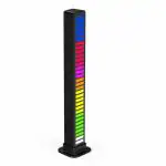 Dicto 32 Bit RGB Colorful Sound Control Music Rhythm Light with Tripod Stand 3D Smart Voice Activated LED Light Voice Controlled Music Level Lamp