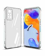 Mr. Case Redmi Note 11s and 11 Pro Clear Silicone Flexible and Anti Slip Back Cover Case