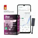 LocoNav Ride - Hidden Wired GPS Tracker for Bike & Car | 12 Months SIM Data | Android + iOS App | Live Tracking, Anti Theft, Engine On/Off, Geofence Entry/Exit, Driver Misuse