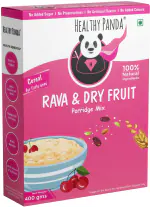 Healthy Panda - Rava Porridge - First Food for Babies 6+ Months- (400 g) (Daliya / Suji Mix) / Baby cereal Toddler food/ / Baby food / Baby cereal 6 months + / 100% Fresh & Natural