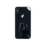 GADGETSWRAP Printed Vinyl Skin Sticker for Apple iPhone X/Xs - side view of a man with headphones