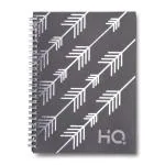 Navneet HQ| Corporate Edge Notebook| Single Line| A5 Size| 192 Pages| Pack of 2| Assorted
