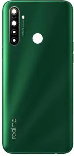 FRIENDZZWORLD Forest Green Plastic Side Volume And Power Keys Back Panel For Realme 5I