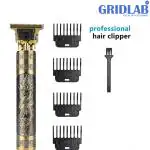GRIDLAB Groom Like a Pro Rechargeable Electric Hair Cutting & Beard Hair Shaver Trimmer 120 min Runtime 4 Length Settings