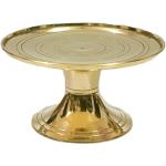 SK Metals Brass Round Pooja Kamatshi Diya Stool |Brass Chowki | GOD DEEP Decor Sitting Table