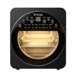 TESORA Digital Air Fryer Oven Air Fryer, Toaster, Rotisserie 14.5L 16 Preset Menus 1700 Watts Black