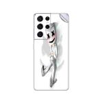GADGETSWRAP Printed Vinyl Skin Sticker for Samsung Galaxy S21 Ultra - Pearl Marshmello