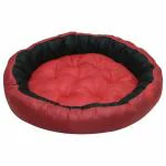 Hiputee Red Black Waterproof Reversible Scratch-Resistant Washable Dog Cat Pet Bed (Large)