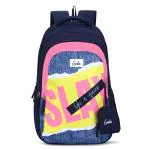 Genie Slay Backpack For Women, 19 Inch Bags For Girls, Water Resistant And Lightweight. 3 Compartment Bag With Happy Pouch, 36 Litres