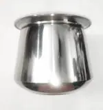 NAAYAGI - Stainless Steel Made VENNA CHATTY / Pot / PAANAI / Handi / Milk Boiling Pot, RICE MAKER - Mini - 1 Litre ( Approx )