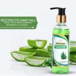 Shiwalya Aloe Vera Shampoo for Soft, Smooth Hair with Pure Aloe Vera Sulphate & Paraben Free Shampoo - 210ml