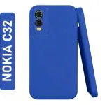 Knotyy Nokia C32 Blue Back Cover