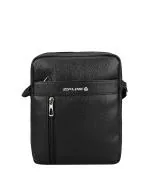 Zipline Store Black Cross Body Travel Office Business Messenger One Side Shoulder Bag for Men and Women