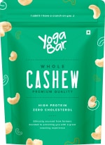 Yogabar 500g Cashews W320 | 100% Natural Premium Whole Cashews | Whole Crunchy Cashew | Premium Kaju nuts | Nutritious & Delicious | Gluten Free & Plant based Protein
