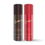 Signature HOT & Yolo Deodorant Body Spray - 200 ml each| For Men & Women| Powerful & Flamboyant|Long Lasting Scent |Fights body odour|Skin Friendly Deo|Everyday Use|Pack of 2