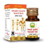 Basic Ayurveda Swarn Vasant Malti Ras 30 Tablets