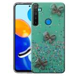 SROCK Realme 5, Realme 5i, Realme 5s Back Case Cover for Girls | Sparkle Glitter | Stylish | Partywear | for Ladies Women Back Case Cover for Realme 5, Realme 5i, Realme 5s- Green