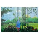 Hamleys Blue Parrot Floor Puzzle for kids 3Y+, Multicolour