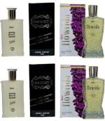 Gimani Bright Classic and Flowrida Perfume Long Lasting Men 400ml (Pack of 4)