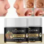 Leandros Coffee Scrub, 50 G Each (Pack Of 2)