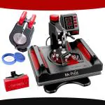 MY PRINT | Heat Press 5 in 1 Digital Multi Functional Sublimation Machine for T-Shirts (Any Flat Product), Mug, Plate Heat Press Machine 12x15 Inch