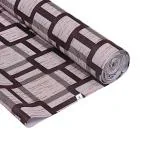 Kuber Industries Kitchen Drawer/ Cabinet Shelf Mat|3D Checks Design With PVC Material|Adjustable Size 10 Mtr Roll (Brown)-CTKTC08895, Polyvinyl Chloride