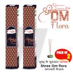VAMIKA PREMIUM INCENSE STICKS SHREE OM FLORA PACK OF 2 (SMALL 24 PACKETS)