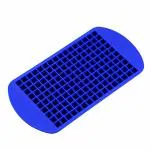 CRENTILA Ice Cube Trays - Food Grade Silicone Ice Tray Fruit Ice Cube Maker Square Shape Kitchen Accessories