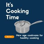 VANSH HOME Tri-Ply Sauce Pan with Stainless Steel Lid 5 Years Warranty Pot 16 cm diameter 1.6 L capacity with Lid (Triply, Non-stick, Induction Bottom)