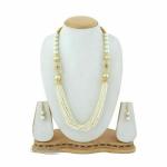 Ashish Export - Jewellery Antique Plated Tribal Cotton Thread Jewellery Necklace Earring Set for Women & Girls_White