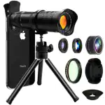 Drumstone Universal 4K HD 30X Zoom Mobile Phone Monocular Telescope Lens Astronomical Zoom Lens for All Smartphones