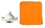 Urban buy Aluminium Gujiya Mould With Car Clean Orange Clothe, Multicolour & (Pack of 2)