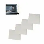 SANAVYA Mica Sheets | Mic Foil Sheet Covers 13 * 13cm | Repairing Part Mica Plates Compatible for All Micro Oven (Pack of 4, Mica Sheet)