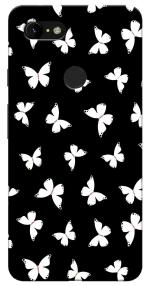 MobiEra Google Pixel 3XL White Flies Design Plastic Hard Case Cover