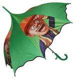 CHAATEWALA Multicolor Cartoon Printed Nylon Pagoda Parasol Umbrella (48.3 x 61 x 12.7 cm)