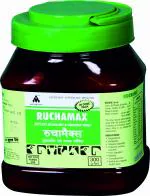 Ayurvet Herbal Ruchamax Appetite Stimulant and Digestive Tonic Powder Cow Buffalo Sheep for All Animals with Multi Color (Quantity - 300g)