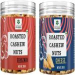 Kesari - Grains & Nuts Combo Party Pack of ( Schezwan & Cheese ) Spicy Snacks, Crunchy & Delicious Cashews (2 x 200 g)
