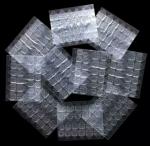 FEELHIGH Transparent Double Side Glue Nail Sticker Adhesive Flexible Fake Nail Tips 6 Sheet (144 pcs)