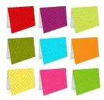 Svm Craft Superior Quality Multicolor Mini Note Cards (Pack Of 27)