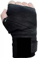 ArrowMax GYM WRAP GLOVES WITH WRIST SUPPORT PUNCHING BANDAGE Gym & Fitness Gloves (Black)