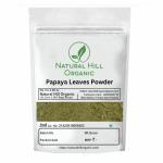 NATURAL HILL ORGANIC Papaya Leaf Powder 150G- Som Sanjeevani