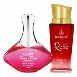 John Phillips Panama Rose & Magic Rose | Eau De Perfume For Women Pack of 2 - 160 ml