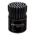 Pentonic Black Ink 0.7 mm Ball Pen (Pack of 50)